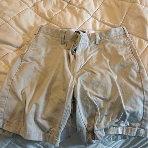 Lands' End Cream Traditional Fit Pants